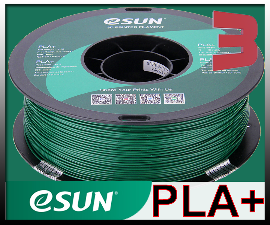 eSun Pine Green PLA+ 1.75mm - 3DEA