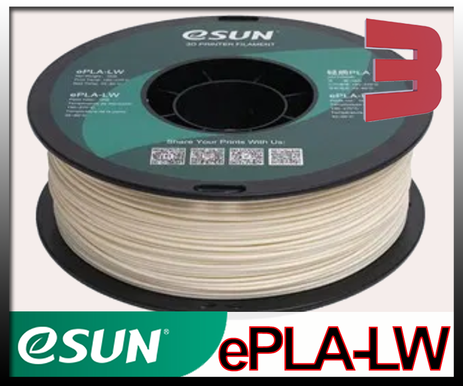 eSun ePLA-LW Natural 1.75mm Filament - 3DEA