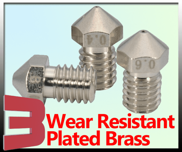 Nozzle V6 Plated Brass