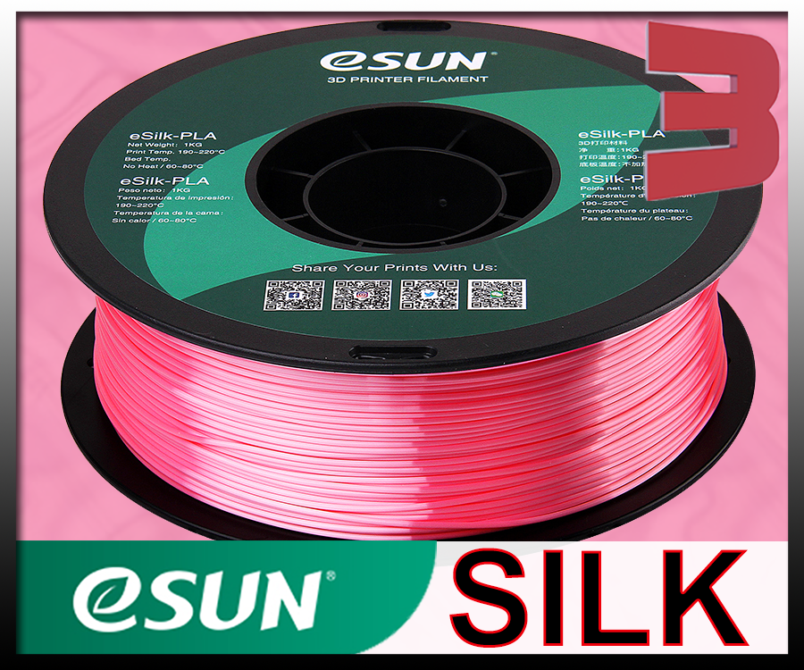 eSun Twinkling Pink PLA 1.75mm Filament 1kg – Ecovate 3D