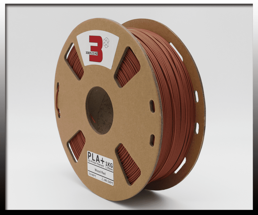 PLA+ Wood Red - Composite Wood Filament 1.75mm - 3DEA