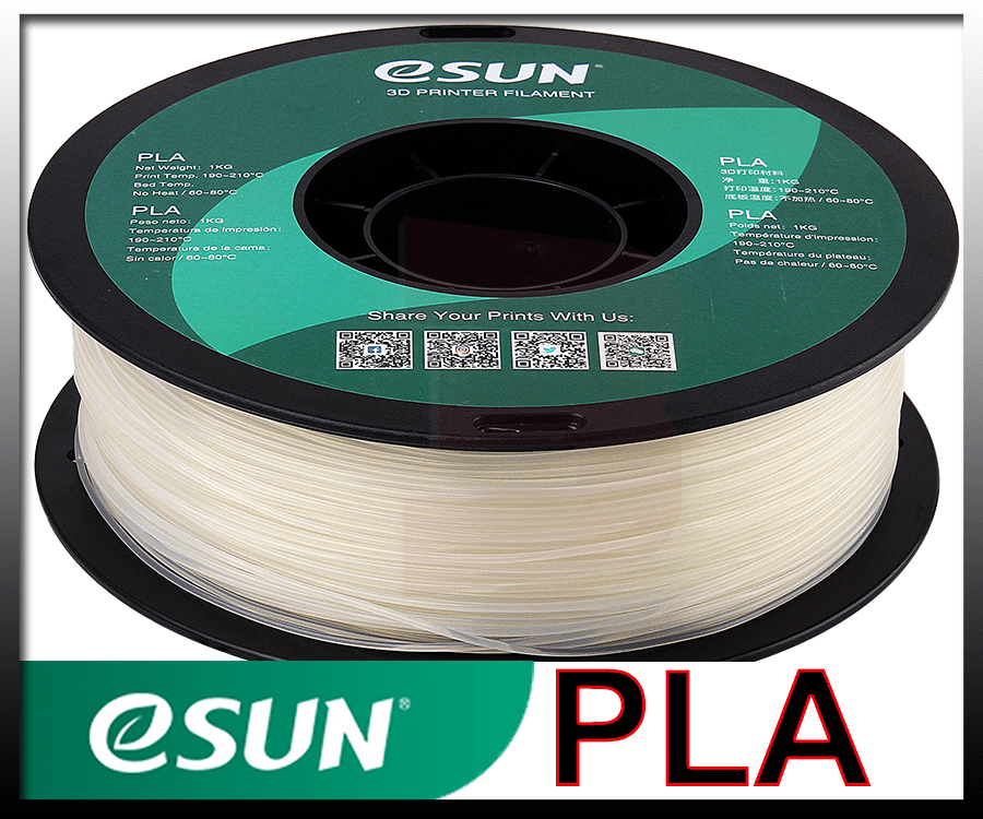 eSun PLA Natural 1.75mm Filament - 3DEA