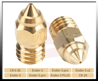 Raise3D V2 Brass Nozzle 0.4mm (N Series Only) 