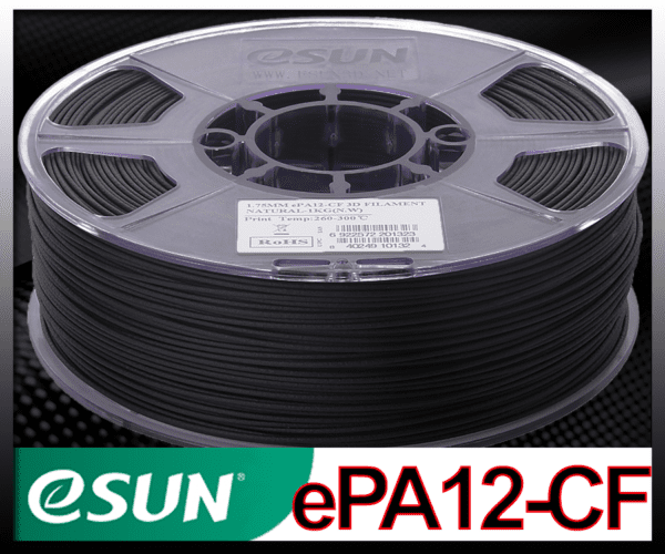 eSun - ePA12-CF Natural (Black)