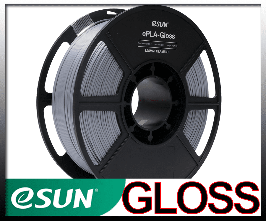 ePLA-Gloss Glossy Surface PLA Filament For 3D Printer eSUN