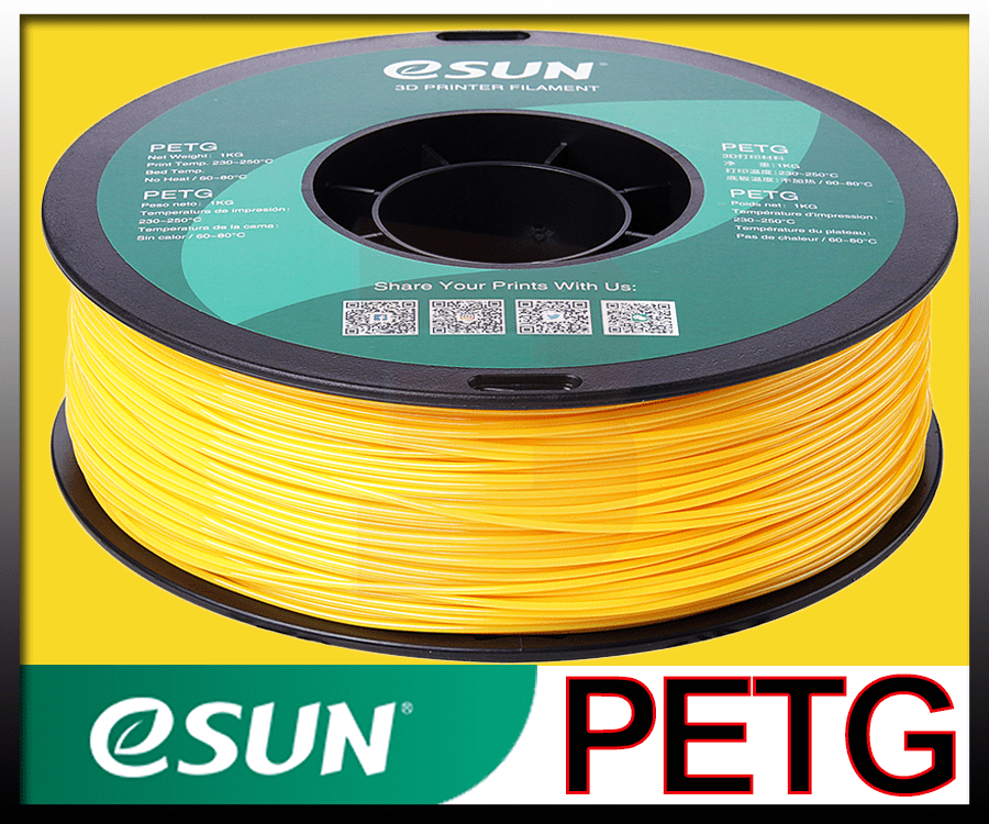 eSUN PETG Filament - 1.75mm Yellow