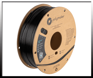 Polymaker ASA Filament 1.75mm Jet Black ASA, 1kg Heat Resistant Weather  Resistant ASA 1.75 Cardboard Spool - PolyLite ASA 3D Printer Filament Jet