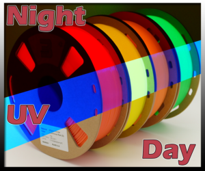Luminous Glow PLA (D) - Fluorescent | Glow | Colour
