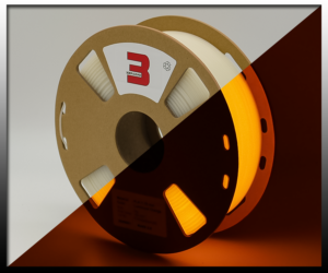 3DEA Glow PLA Orange