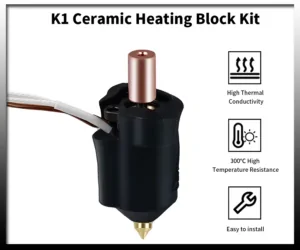 Creality 3D K1 / K1 Max Upgrade Ceramic Heating Block Kit