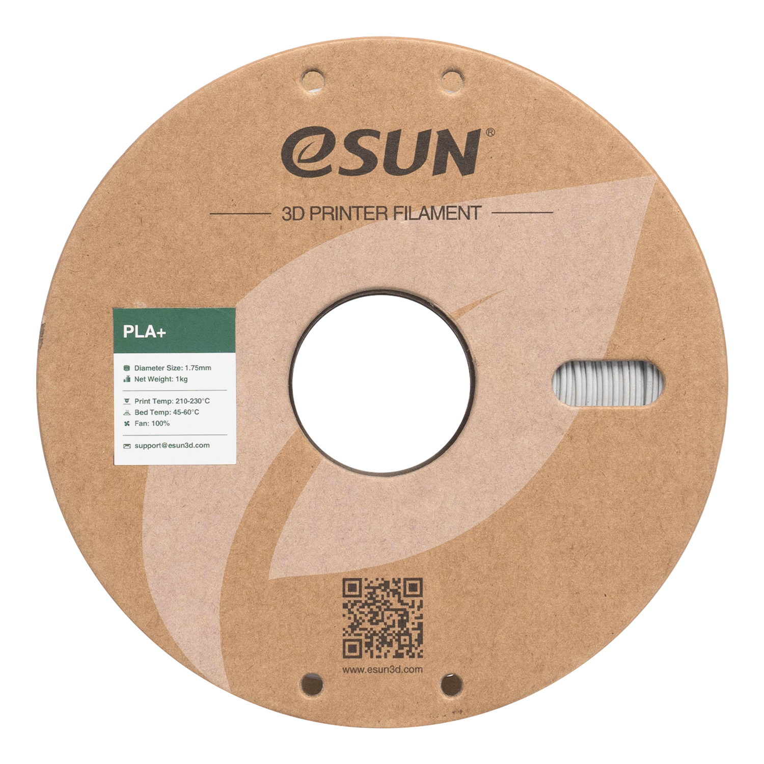 水泥灰-CONCRETE 1 eSun Concrete Grey PLA+ 1.75mm