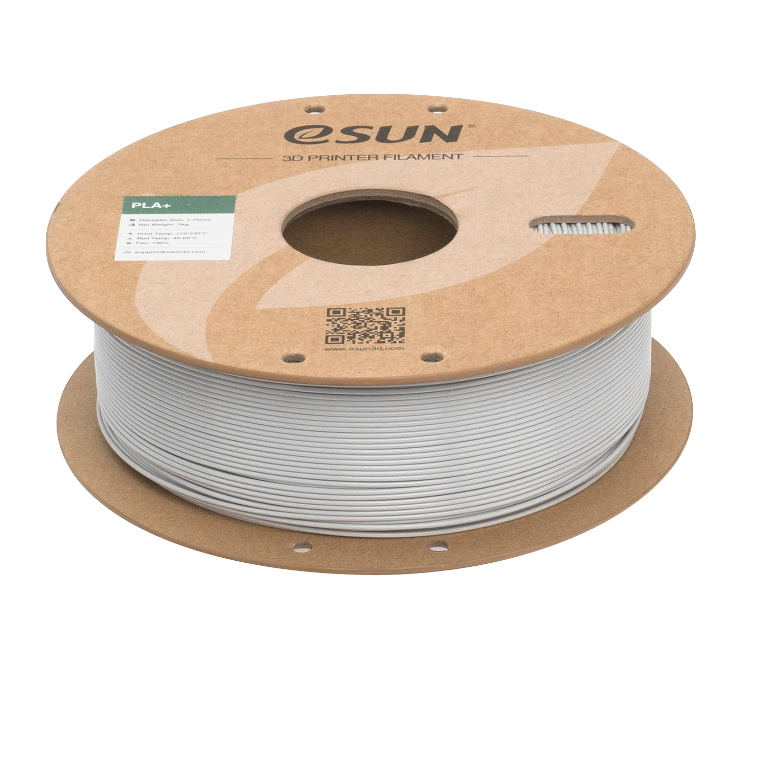 水泥灰-CONCRETE 4 eSun Concrete Grey PLA+ 1.75mm