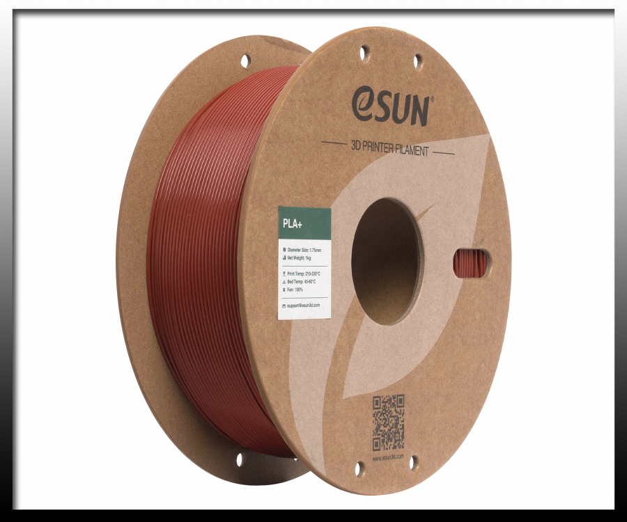 砖红色-BRICK RED 2 eSun Brick Red PLA+ 1.75mm