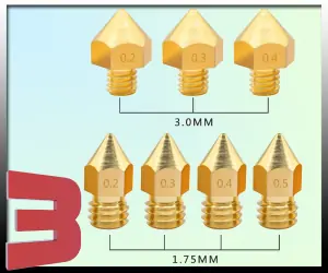 Nozzle MK8 Brass