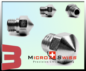 Micro Swiss Plated Wear Resistant Nozzle MK10 for PTFE Lined