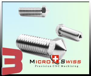 Micro Swiss Plated Wear Resistant Nozzle E3D Volcano