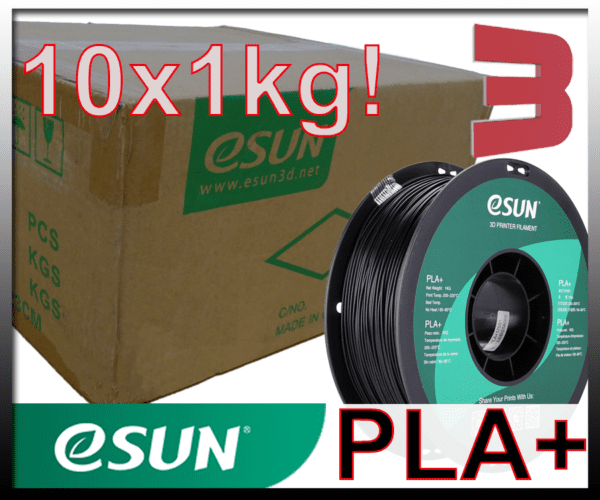 eSun PLA+ Bulk 10kg Black