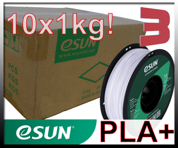 eSun PLA+ Bulk 10kg Cold White