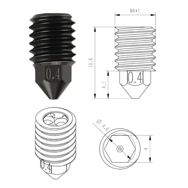 Bambu Lab HS CHT Nozzle