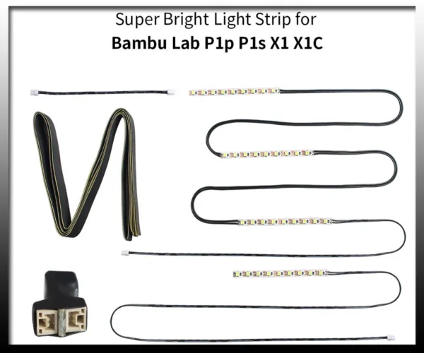 FYSETC Upgrade Bambulab X1 P1P LED Light Strip